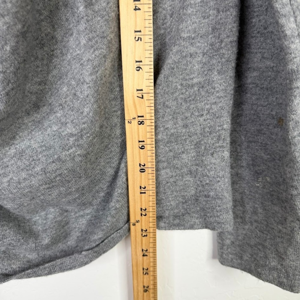 NEW Black Goat Womens Cashmere Cowl Neck Sweater Gray Quiet Luxury Capsule Large - Picture 7 of 12
